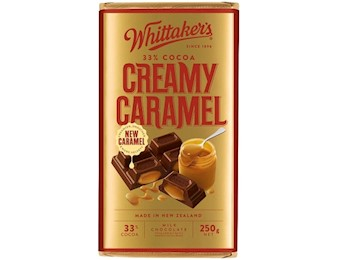 WHITTAKERS CREAMY CARAMEL Block 250G