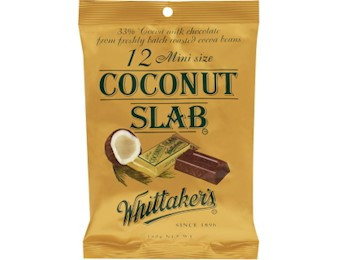 WHITTAKERS COCONUT MINI SLABS 18OG