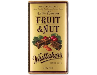 WHITTAKERS FRUIT & NUT BLOCK 250G