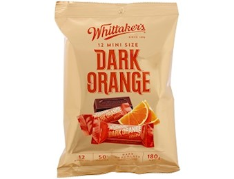 WHITTAKERS DARK ORANGE MINI SLABS 18OGX12