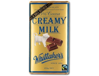 WHITTAKERS CREAMY MILK BLOCK 250G