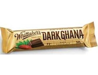 WHITTAKERS DARK GHANA 72% CHUNKS 50G