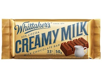 WHITTAKERS CREAMY MILK SLAB 50G