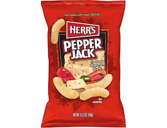 HERR'S PEPPER JACK CHEESE CURLS 156G