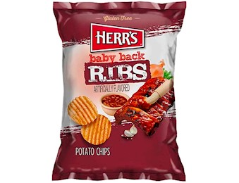 HERR'S BABY RIBS PATATO CHIPS 170G