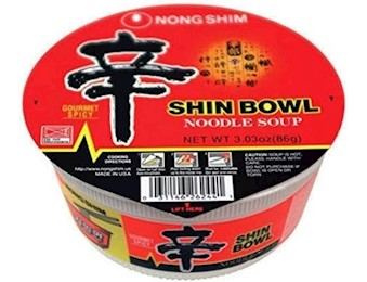 NSHIM SHIN HOT BOWL NOODLE 86G