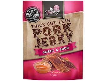 MR HFREYS SWEETSOUR PORK JERKY 50G