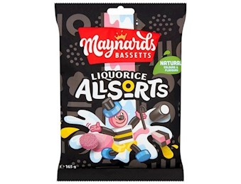 MAYNARDS LIQUORICE ALLSORTS 165G