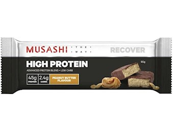 MUSASHI HIGH PROTEIN PEANUT BUTTER 90G