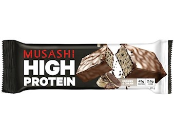 MUSASHI HIGH PROTEIN COOKIE & CREAM 90G