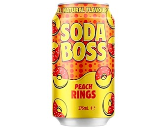 SODA BOSS PEACH RING 375ML