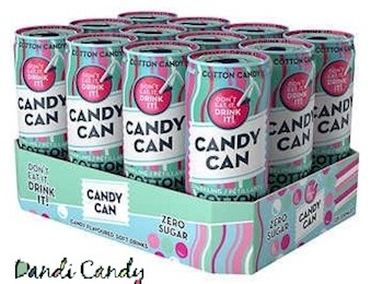 CANDY CAN SPRK COTTON CANDY 330ML