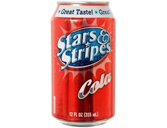 STARS N STRIPE COLA 355ML