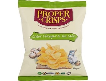 PROPER SEA SALT& VINEGAR CHIPS 40G