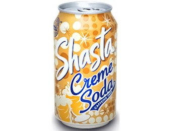 SHASTA CREAMING SODA 355ML