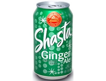 SHASTA GINGER ALE 355ML