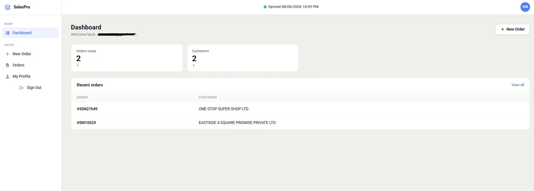 Sales Order Powerhouse SalesPro App 2