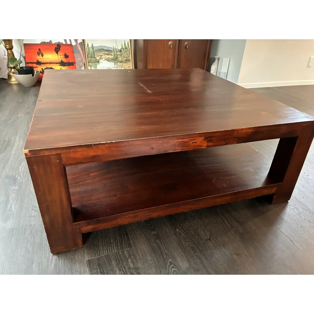 Solid Wooden Coffee Table